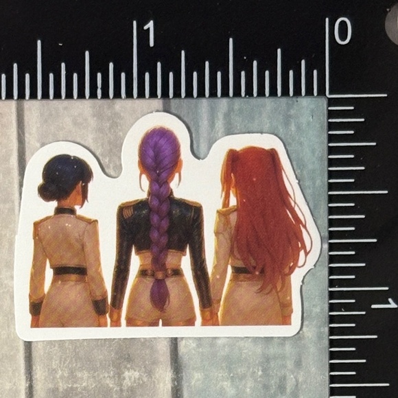 🌀10/$10🌀 K-Pop Demon Hunters Reusable Waterproof Vinyl Sticker Decal - Picture 1 of 1